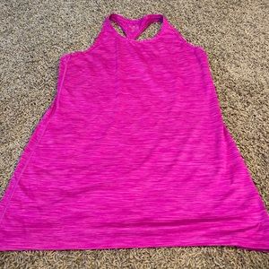 EUC Hot Pink Long Athleta Racer Back Tank-MT